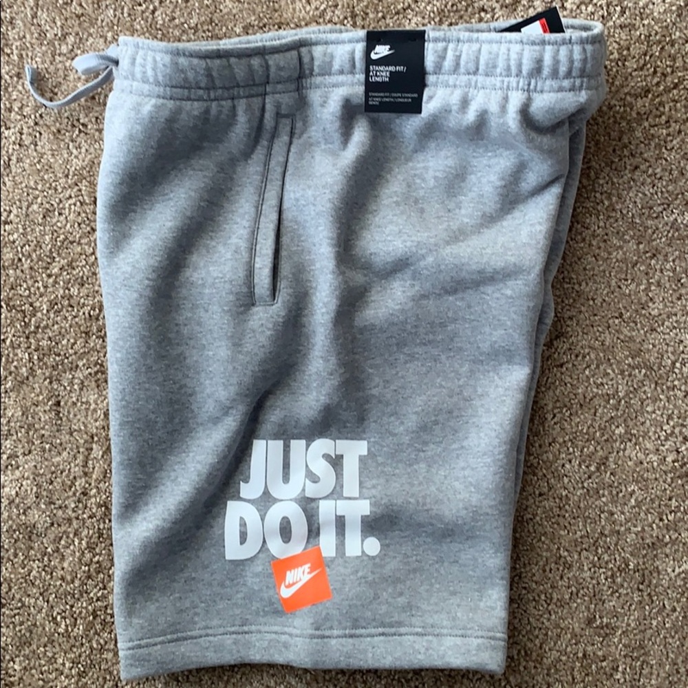 Just Do It Nike sweat shorts